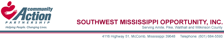 Southwest Mississippi Opportunity Community Action Agency